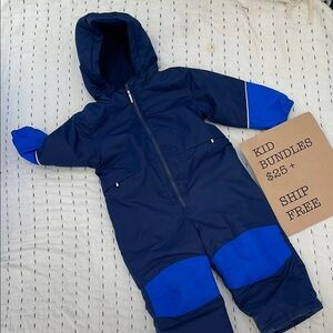 3T Wonder Nation Cozy Navy Snowsuit